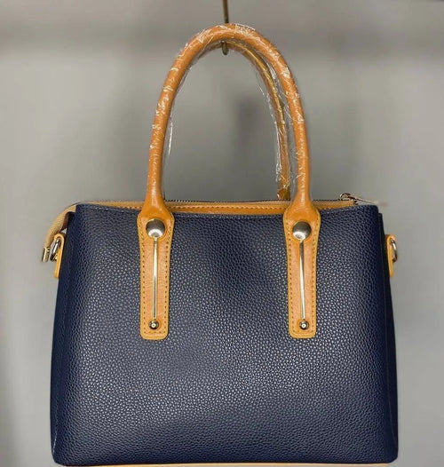 Henkeltasche "Grace" im Mid-Century Look - Cognac