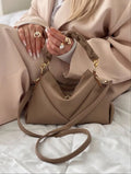 Malia handgefertigte Hobo Bag in taupé
